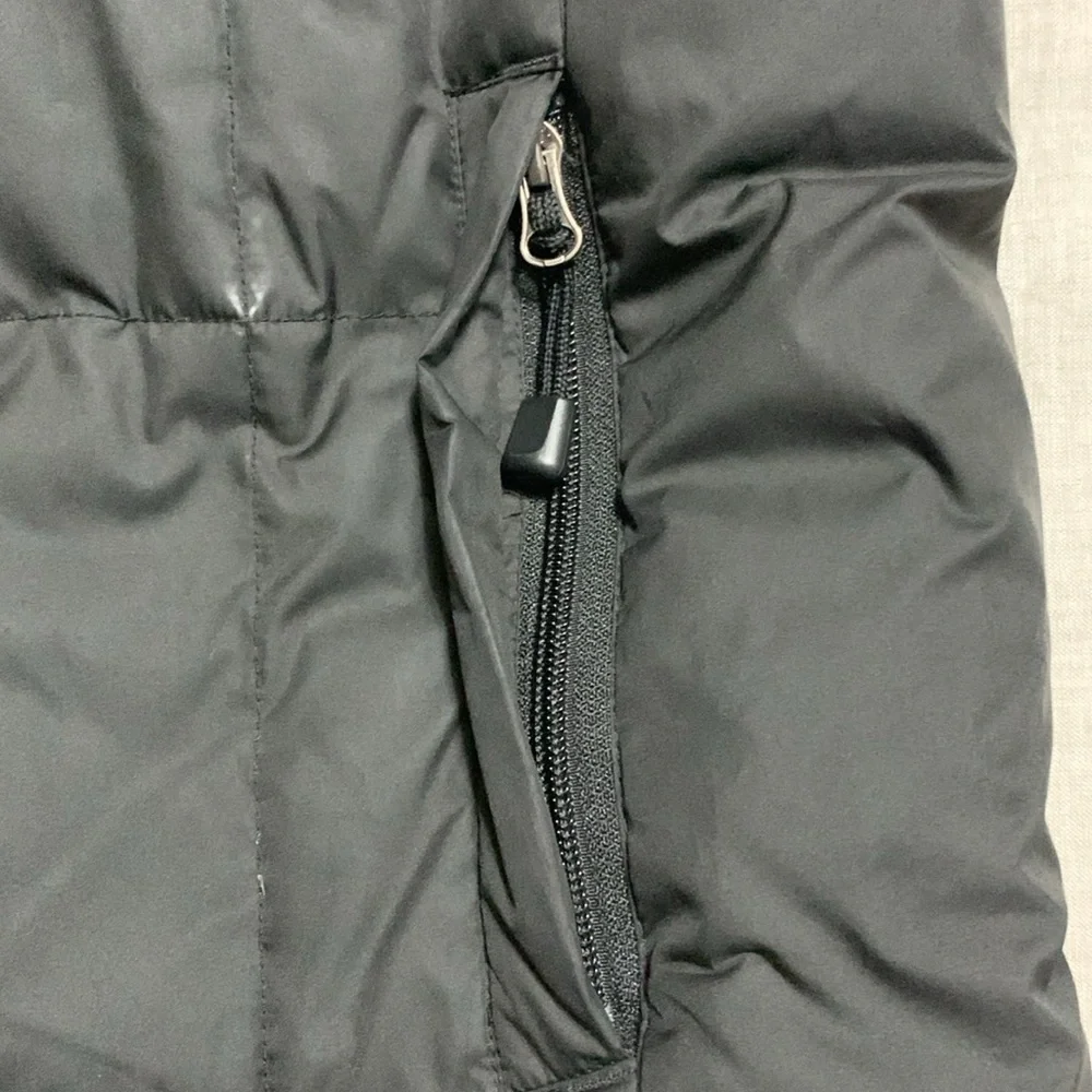 Eddie Bauer Men's Premium Goose Down Black Small Puffer Zip-Up Vest Gorpcore
